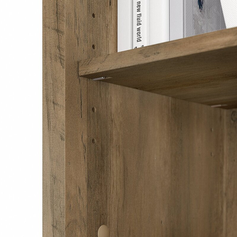 2 Set Reclaimed Pine Senetta 62.95'' H x 31.72'' W Standard Bookcase
