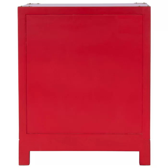 Senita 24'' Tall Sled 2 - Drawer End Table Solid Mango Wood