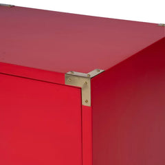 Senita 24'' Tall Sled 2 - Drawer End Table Solid Mango Wood