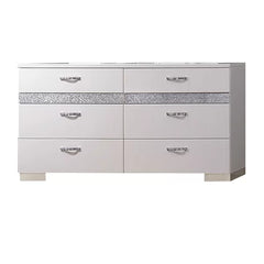 Sepviva 8 Drawer 63'' W Double Dresser with Mirror Eight-Drawer Dresser Offers Ample Storage Space