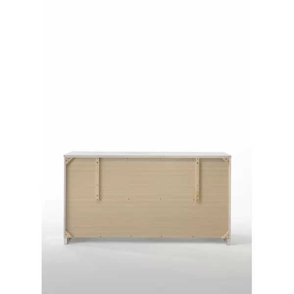 Sepviva 8 Drawer 63'' W Double Dresser with Mirror Eight-Drawer Dresser Offers Ample Storage Space