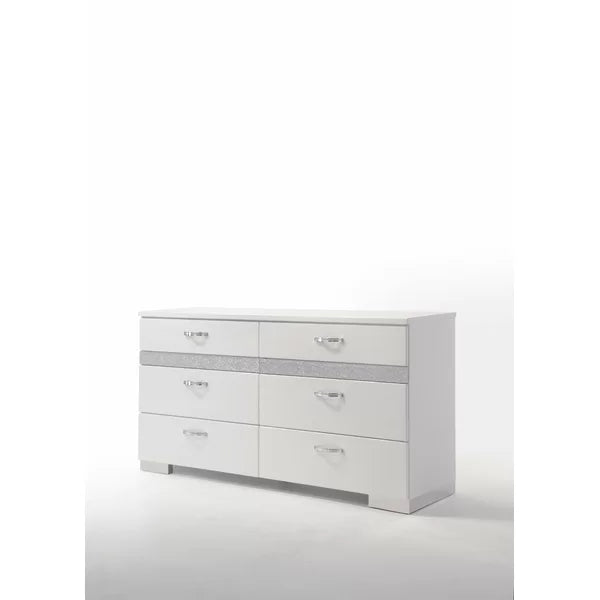 Sepviva 8 Drawer 63'' W Double Dresser with Mirror Eight-Drawer Dresser Offers Ample Storage Space