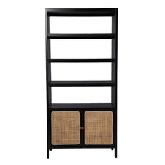 Shaelyn 74'' H x 35'' W Standard Bookcase Four Adjustable Shelves