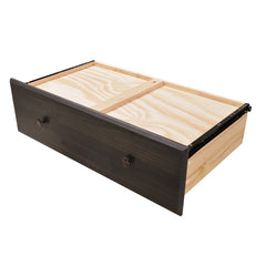 Espresso Shaker 6 Drawer 63.8'' W Solid Wood Double Dresser