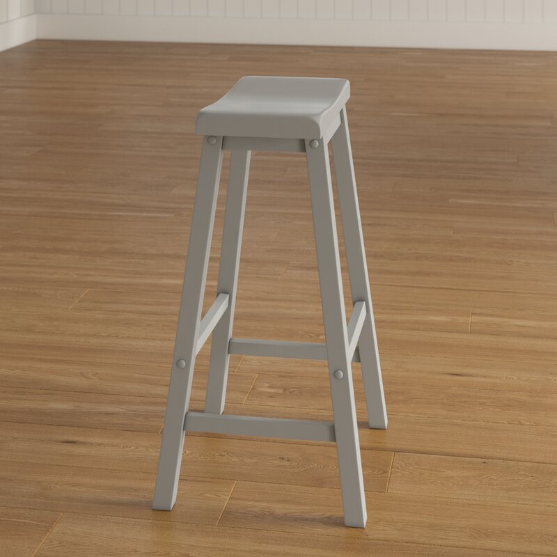 Solid Wood Counter & Bar Stool Set of 2 Sensible Seating Arrangements