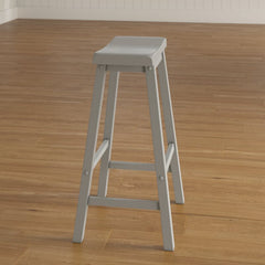 Solid Wood Counter & Bar Stool Set of 2 Sensible Seating Arrangements