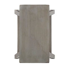 Sharman Solid Wood Counter & Bar Stool Set of 2 Antique Gray