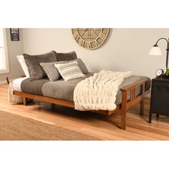 Barbados Shellcove Full 79'' Wide Tufted Back Futon And Mattress Design