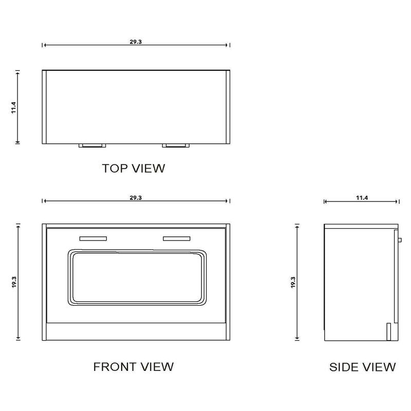 White Single 12-Pair Shoe Storage Cabinet Shelf Shelves
