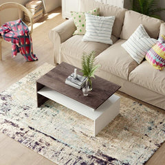 Sled 1 Coffee Table with Storage Contemporary Style Perfect for Living Room