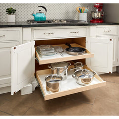 Slide-A-Shelf Pull Out Drawer Slide Out Shelf Cabinet Retrofit