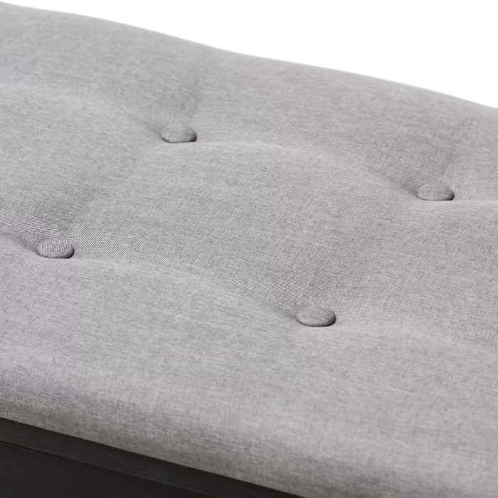 Sloane Upholstered Storage Bench 10 Pairs of Shoes in the Multiple Cubbies