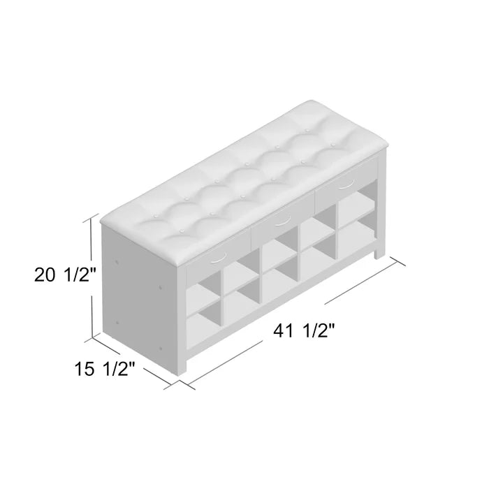 Sloane upholstered deals storage bench