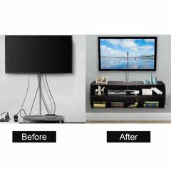 Solid Wood Sneads TV Stand for TVs up to 55" wall-mounted TV Console Contemporary Style