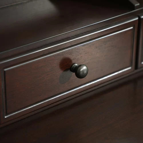 Brown Soares 42.5'' Wide Vanity Set with Stool and Mirror