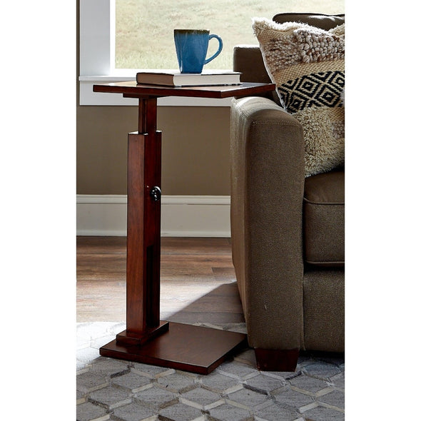 Wood Adjustable Server - Cherry Tobacco Add Form and Function to your Living Space