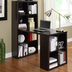 Espresso Somto Desk Organize your Home Office Indoor Design