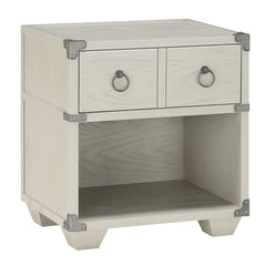 Sonnet 24'' Tall 1 - Drawer Nightstand in Cream Perfect for Bedside