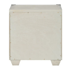 Sonnet 24'' Tall 1 - Drawer Nightstand in Cream Perfect for Bedside