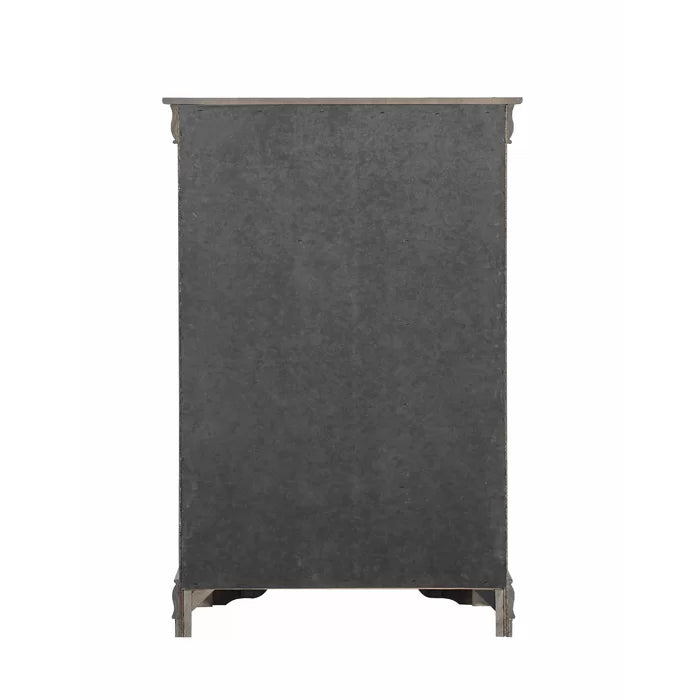 Sophia 5 Drawer Dresser Crafted from a Blend of Manufactured and Solid Wood