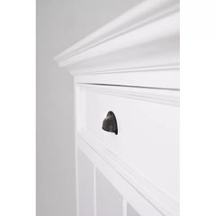 Sorrento 31.1'' Tall 1 - Drawer Solid Wood Nightstand in Classic White