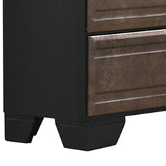 Sotelo 24'' Tall 2 - Drawer Nightstand in Gray Solid Wood Durability and Strength