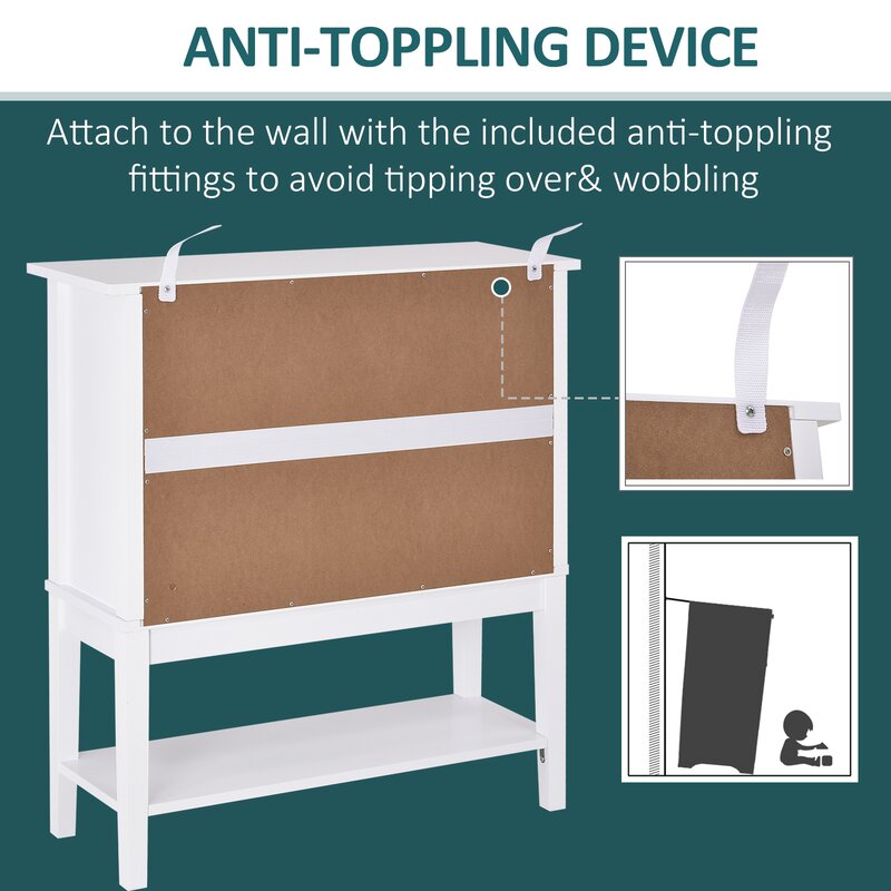 31.5'' Wide Server Add More Brilliance to your House As Well As Keep the Stuff Organized for Space-Saving