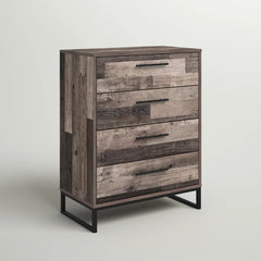 Solid Wood Spennymoor 4 Drawer 28'' W Chest Mid-Century Style