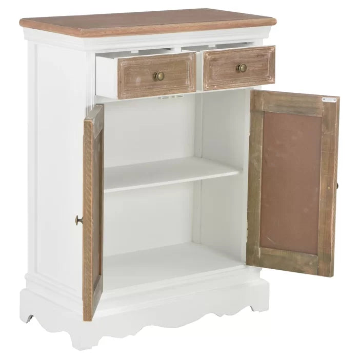 23.62'' Wide 2 Drawer Solid Wood Server Ample Storage Space Perfect Organize