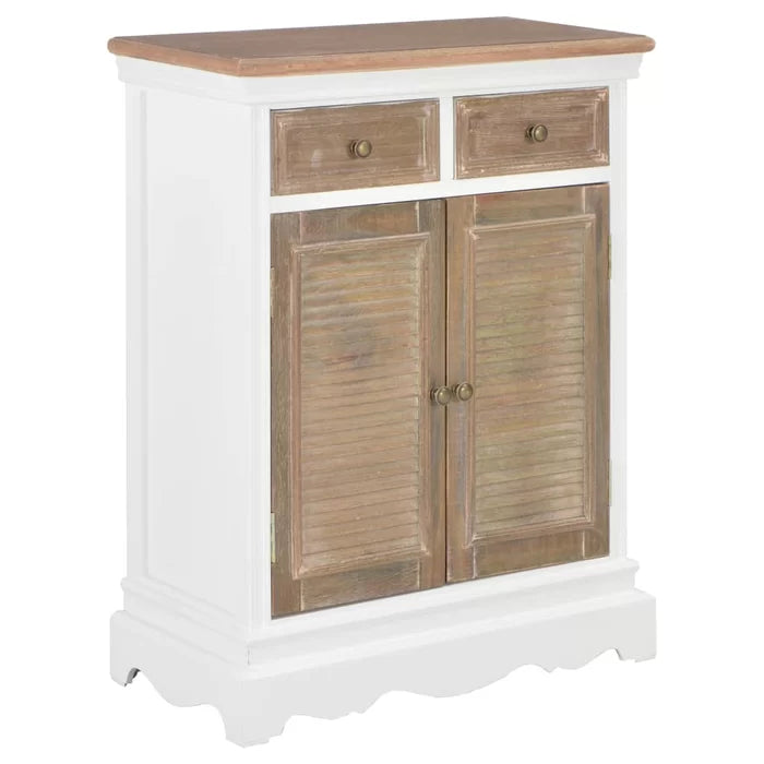 23.62'' Wide 2 Drawer Solid Wood Server Ample Storage Space Perfect Organize