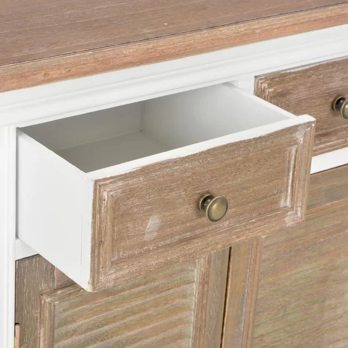 23.62'' Wide 2 Drawer Solid Wood Server Ample Storage Space Perfect Organize