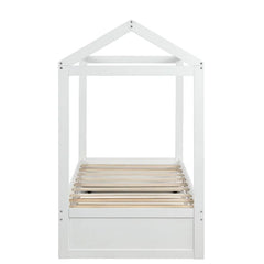 Spitzer Toddler Canopy Bed with Trundle Enhance Sleep Comfort Standard Bed