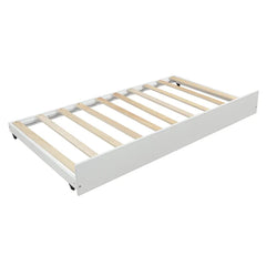 Spitzer Toddler Canopy Bed with Trundle Enhance Sleep Comfort Standard Bed