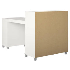 White 59.61'' x 35.43'' Craft Table Perfect For A Home Office, Craft Room, Garage, Laundry Room