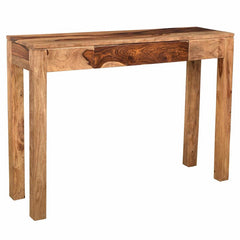 Spurlock 42'' Solid Wood Console Table Dark Sheesham Indoor Furniture