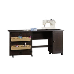 38.5'' x 19.5'' Foldable Engineered Wood Sewing Table