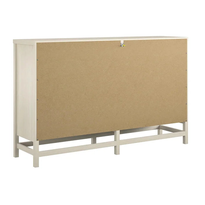 Stehouse 6 Drawer 59.4'' W Double Dresser Made of Laminated MDF and Particleboard Pairs