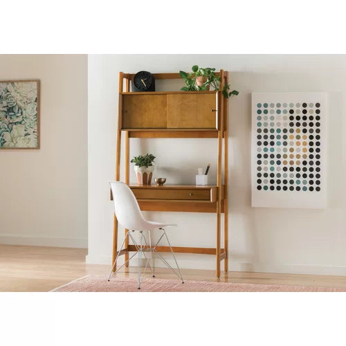 Stiles Leaning/LaStyledder Desk Crafted from Solid and Manufactured Wood