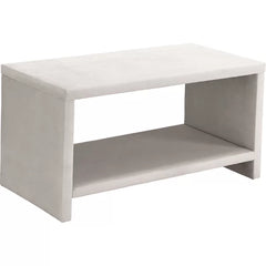Cream Stoffel 16.5'' Tall Nightstand Contemporary Design
