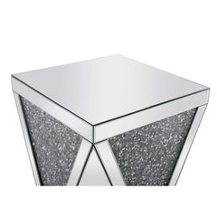 Stonecipher 23'' Tall Polygon-Shaped End Table Perfect for Bedside