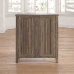 Storage Cabinet Chic Shoe Wood Frame Pairs a Clean Lined Silhouette