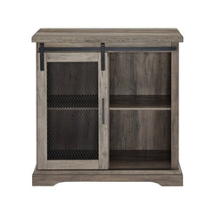 Gray Wash 32'' Wide Server Accent Storage To your Entryway, Buffet in your Kitchen, Bar Storage in your Dining, TV Stand in your Living Room