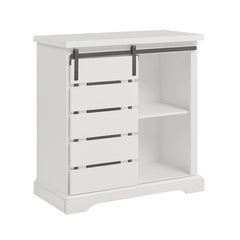 White Stotfold 32'' Wide Server Two Toned Neutral Finish