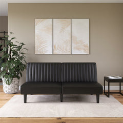 Strasburg Twin 69'' Wide Indoor Tight Back Convertible Sofa