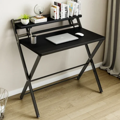 Black Study Laptop Home Office Desk Indoor Aesthetic Design
