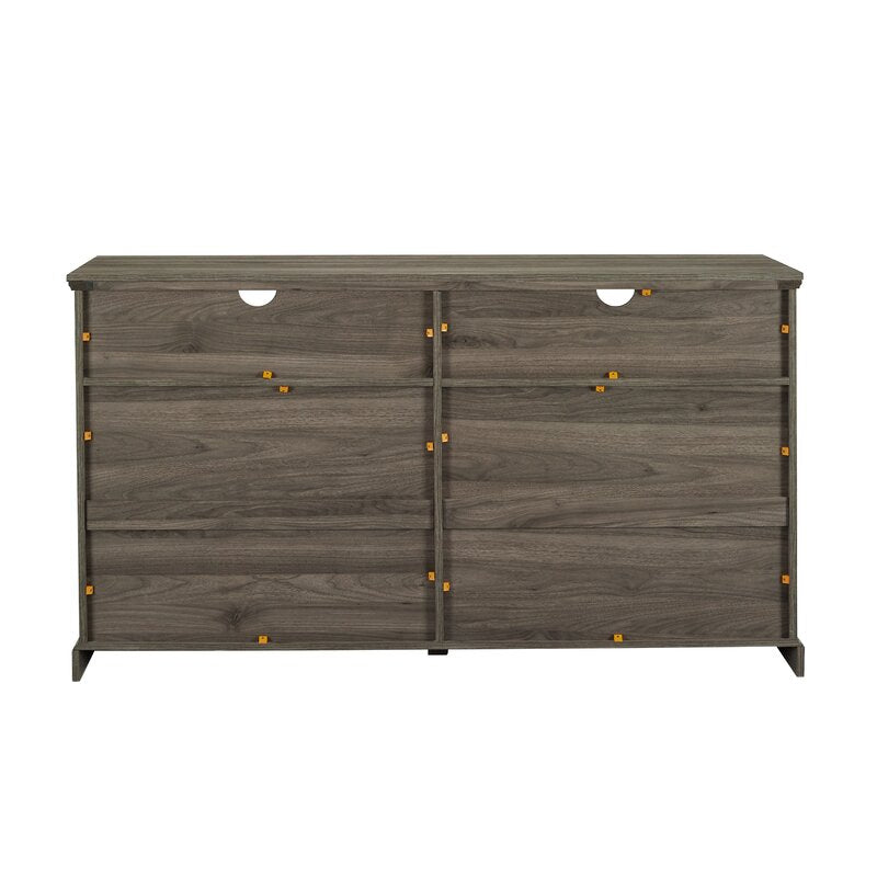Slate Gray TV Stand for TVs up to 65" Two Open Shelves Are Ideal for Game Consoles and DVD Players