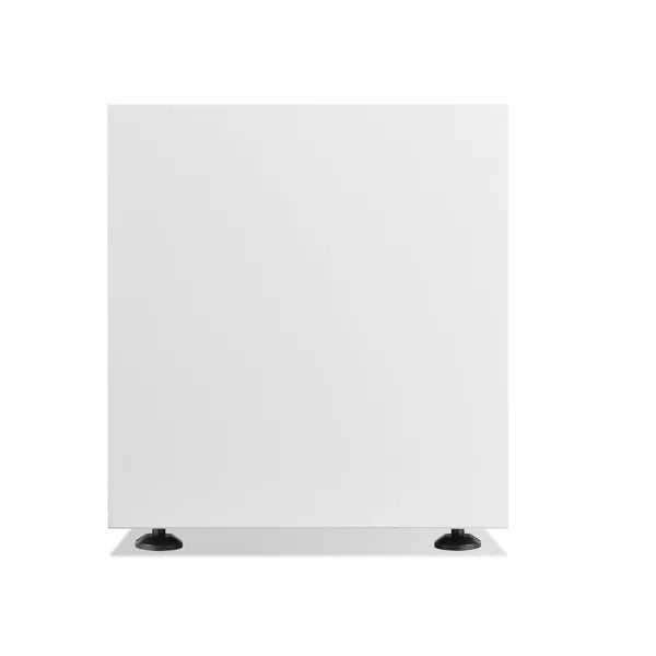 Superchoice 18'' Tall 2 - Drawer Solid Wood Nightstand in White