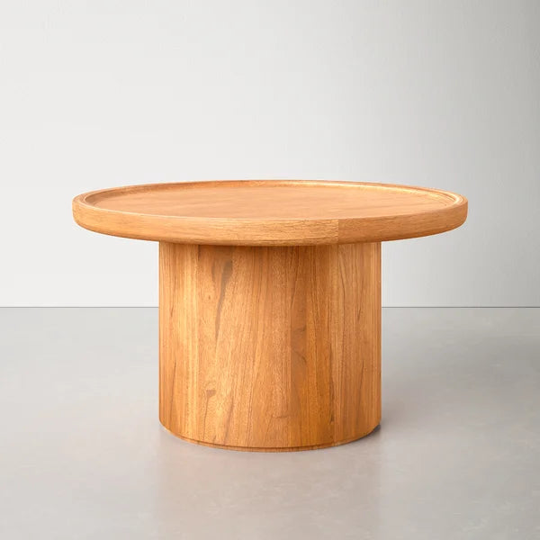 Natural Sydnee Solid Manufactured Wood Coffee Table Perfect for Living Room