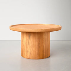 Natural Sydnee Solid Manufactured Wood Coffee Table Perfect for Living Room