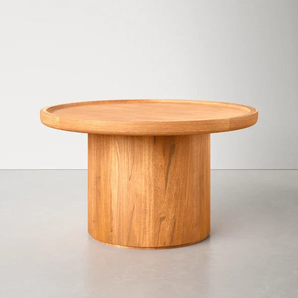 Natural Sydnee Solid Manufactured Wood Coffee Table Perfect for Living Room